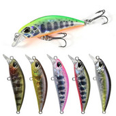 1 τεμ 48 χιλιοστών 4 g Sinking Mini Minnow Bass Trout Lure Trolling Crankbait Wobbler Fishing Micro Lure Sinking Fishing Pesca 48S