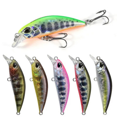 1 db 48mm-es 4g süllyedő Mini Minnow basszus pisztráng csali trolling Crankbait wobbler horgász mikrocsali süllyedő horgász Pesca 48S