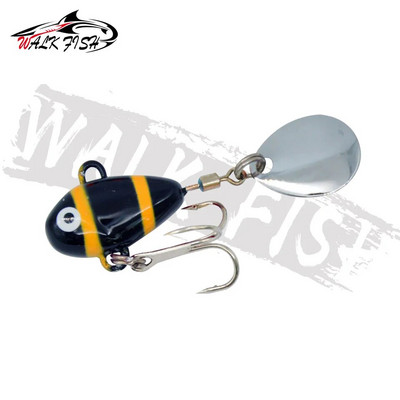 WALK FISH 1 KOM Novi metalni mini VIB sa žlicom mamac za pecanje 10 g 2,1 cm pribor za pecanje Pin Crankbait Vibracijski spinner Mamac za tonuće