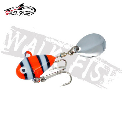 WALK FISH 1 KOM Novi metalni mini VIB sa žlicom mamac za pecanje 10 g 2,1 cm pribor za pecanje Pin Crankbait Vibracijski spinner Mamac za tonuće