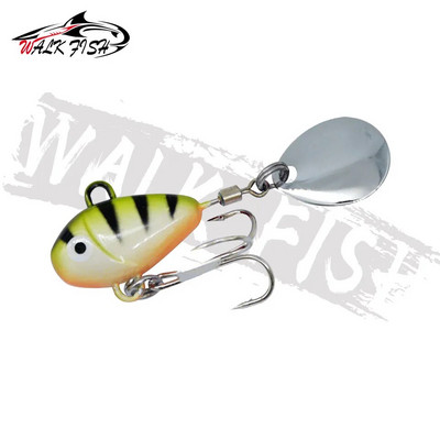 WALK FISH 1 KOM Novi metalni mini VIB sa žlicom mamac za pecanje 10 g 2,1 cm pribor za pecanje Pin Crankbait Vibracijski spinner Mamac za tonuće