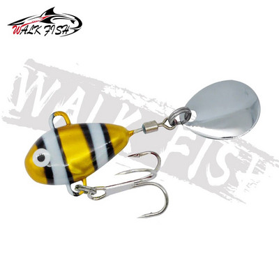 WALK FISH 1 KOM Novi metalni mini VIB sa žlicom mamac za pecanje 10 g 2,1 cm pribor za pecanje Pin Crankbait Vibracijski spinner Mamac za tonuće