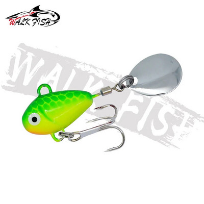WALK FISH 1 KOM Novi metalni mini VIB sa žlicom mamac za pecanje 10 g 2,1 cm pribor za pecanje Pin Crankbait Vibracijski spinner Mamac za tonuće