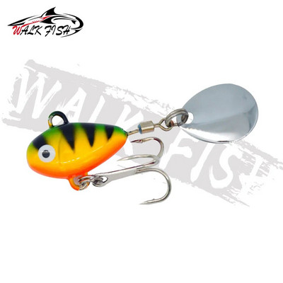 WALK FISH 1 KOM Novi metalni mini VIB sa žlicom mamac za pecanje 10 g 2,1 cm pribor za pecanje Pin Crankbait Vibracijski spinner Mamac za tonuće