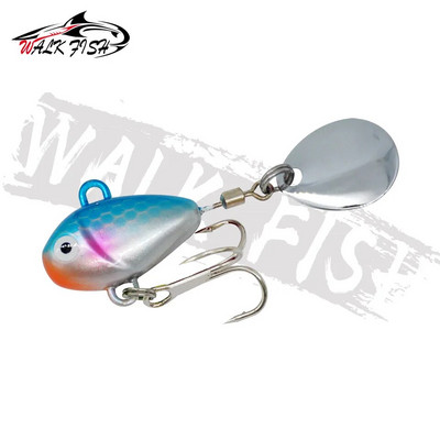 WALK FISH 1 KOM Novi metalni mini VIB sa žlicom mamac za pecanje 10 g 2,1 cm pribor za pecanje Pin Crankbait Vibracijski spinner Mamac za tonuće
