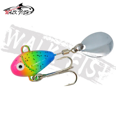 WALK FISH 1 KOM Novi metalni mini VIB sa žlicom mamac za pecanje 10 g 2,1 cm pribor za pecanje Pin Crankbait Vibracijski spinner Mamac za tonuće