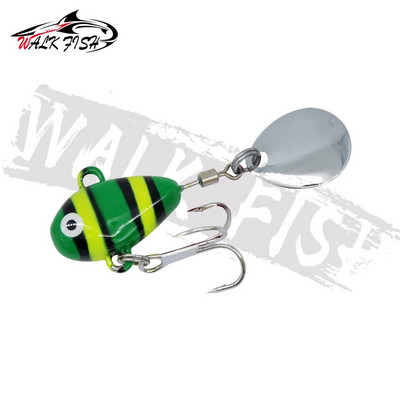 WALK FISH 1 KOM Novi metalni mini VIB sa žlicom mamac za pecanje 10 g 2,1 cm pribor za pecanje Pin Crankbait Vibracijski spinner Mamac za tonuće