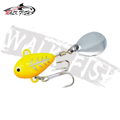 WALK FISH 1 KOM Novi metalni mini VIB sa žlicom mamac za pecanje 10 g 2,1 cm pribor za pecanje Pin Crankbait Vibracijski spinner Mamac za tonuće