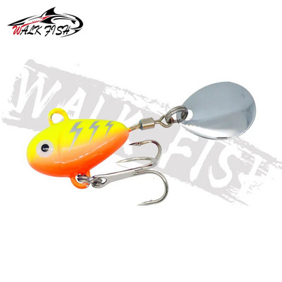 WALK FISH 1 KOM Novi metalni mini VIB sa žlicom mamac za pecanje 10 g 2,1 cm pribor za pecanje Pin Crankbait Vibracijski spinner Mamac za tonuće