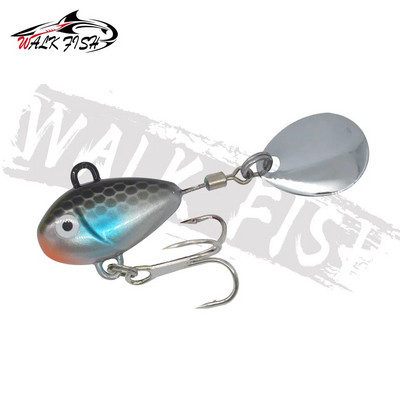 WALK FISH 1 KOM Novi metalni mini VIB sa žlicom mamac za pecanje 10 g 2,1 cm pribor za pecanje Pin Crankbait Vibracijski spinner Mamac za tonuće