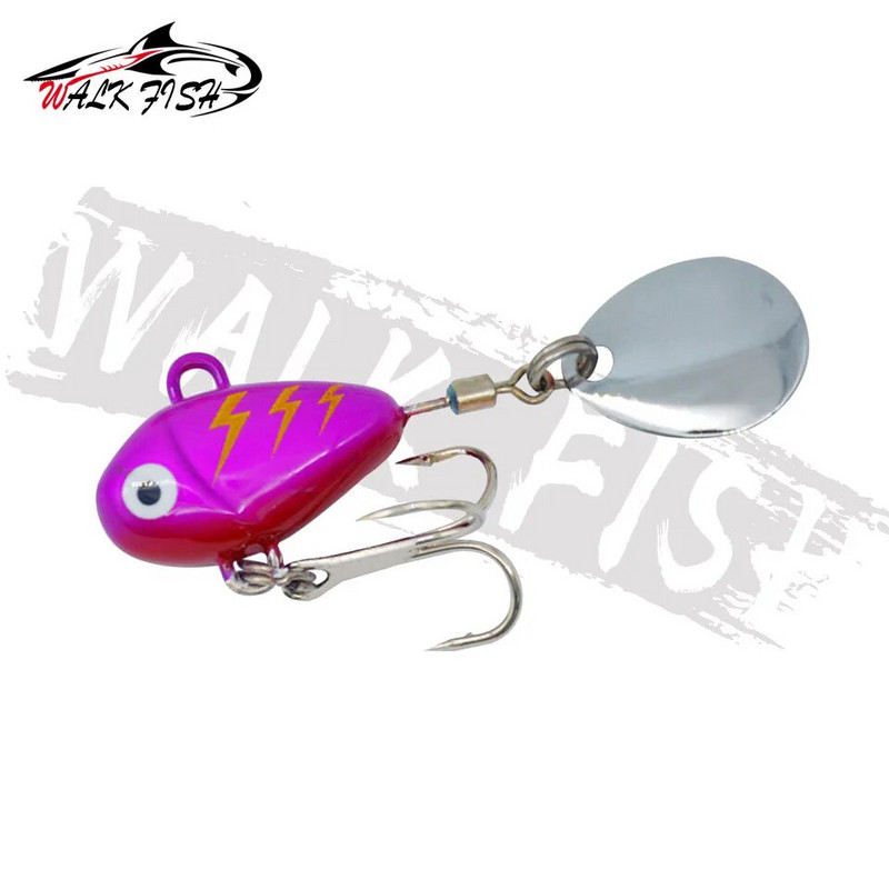 WALK FISH 1 KOM Novi metalni mini VIB sa žlicom mamac za pecanje 10 g 2,1 cm pribor za pecanje Pin Crankbait Vibracijski spinner Mamac za tonuće