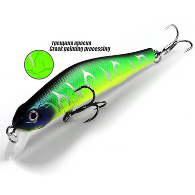 BEARKING 80mm 8.5g profesionālas kvalitātes magnēts svars makšķerēšanas mānekļi minnow crank hot model Artificial Bait Tackle