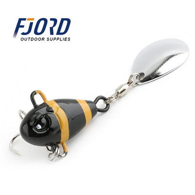 FJORD Tail Spinning 7g 10.5g 14g 21g Balance Rotating Metal Jig VIB Vibration Bait Spinner Karote Jauns makšķerēšanas piederums grimšanas māneklis