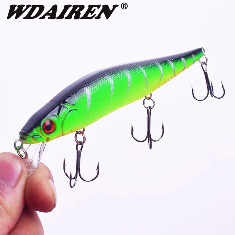 1 kom. Plutajući mamac za ronjenje za ribolov 14g 23g tonući vobleri Minnow Umjetni tvrdi mamac s trostrukom kukom za bass Pike Crankbait