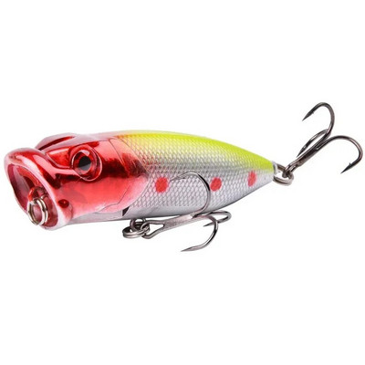 1Pcs 7cm 12g Popper mamac za pecanje tvrdi umjetni mamac Topwater s 2 udice za visoke tonove varalice za ribolov šarana vobler crankbait Pesca