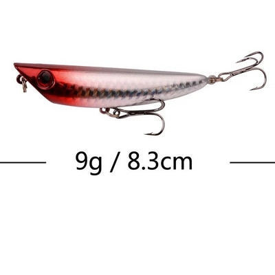 1Pcs 7cm 12g Popper mamac za pecanje tvrdi umjetni mamac Topwater s 2 udice za visoke tonove varalice za ribolov šarana vobler crankbait Pesca
