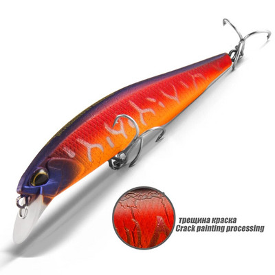 Bearking 10cm 15g karstā modeļa makšķerēšanas mānekļi cieta ēsma 14color for select minnow kvalitātes profesionāla minnow dziļums0,8-1,5m