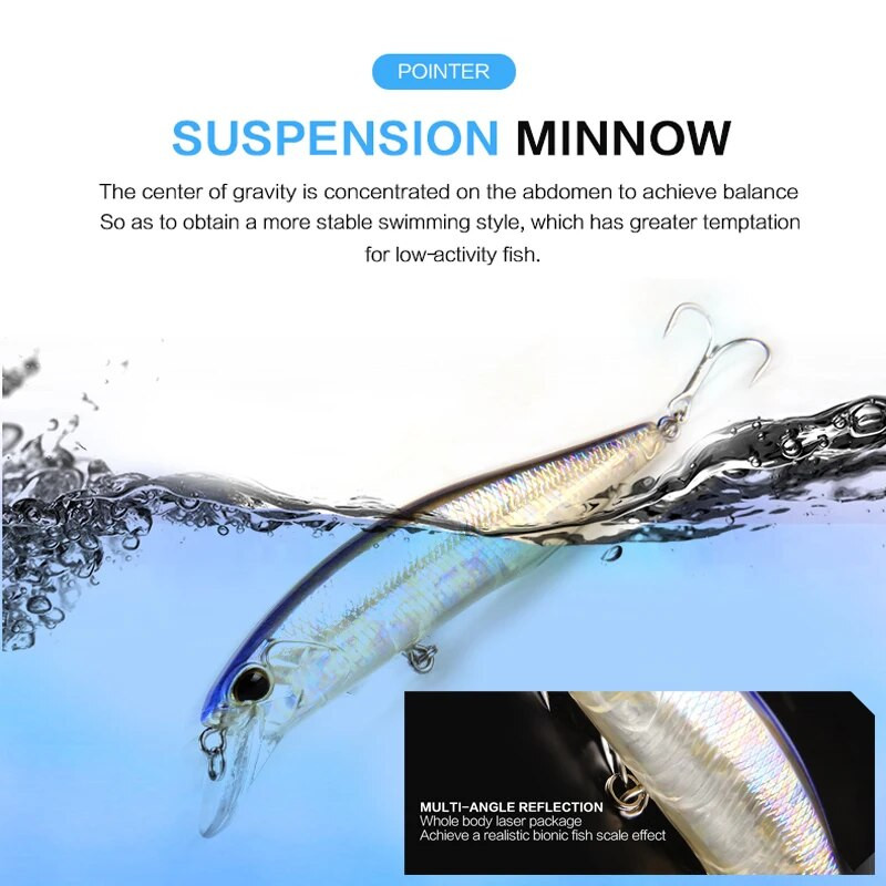 Bearking 10cm 15g karstā modeļa makšķerēšanas mānekļi cieta ēsma 14color for select minnow kvalitātes profesionāla minnow dziļums0,8-1,5m