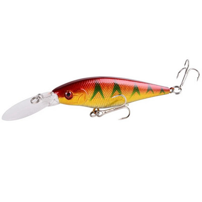 Aorace 1PCS Minnow zvejas māneklis 11cm 10g peldošs cietais voblera ēsma Crankbait karpas svītrains bass Pesca makšķerēšanas piederumi SwimBait