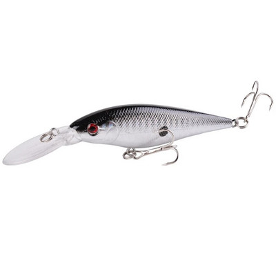Aorace 1PCS Minnow zvejas māneklis 11cm 10g peldošs cietais voblera ēsma Crankbait karpas svītrains bass Pesca makšķerēšanas piederumi SwimBait