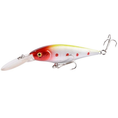 Aorace 1PCS Minnow zvejas māneklis 11cm 10g peldošs cietais voblera ēsma Crankbait karpas svītrains bass Pesca makšķerēšanas piederumi SwimBait