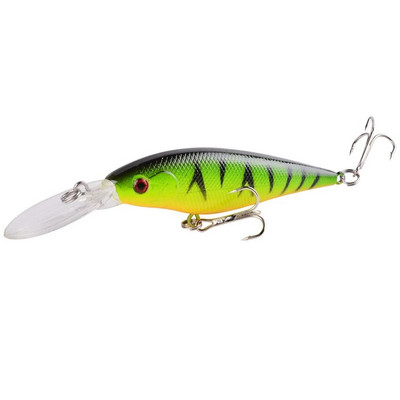Aorace 1PCS Minnow zvejas māneklis 11cm 10g peldošs cietais voblera ēsma Crankbait karpas svītrains bass Pesca makšķerēšanas piederumi SwimBait