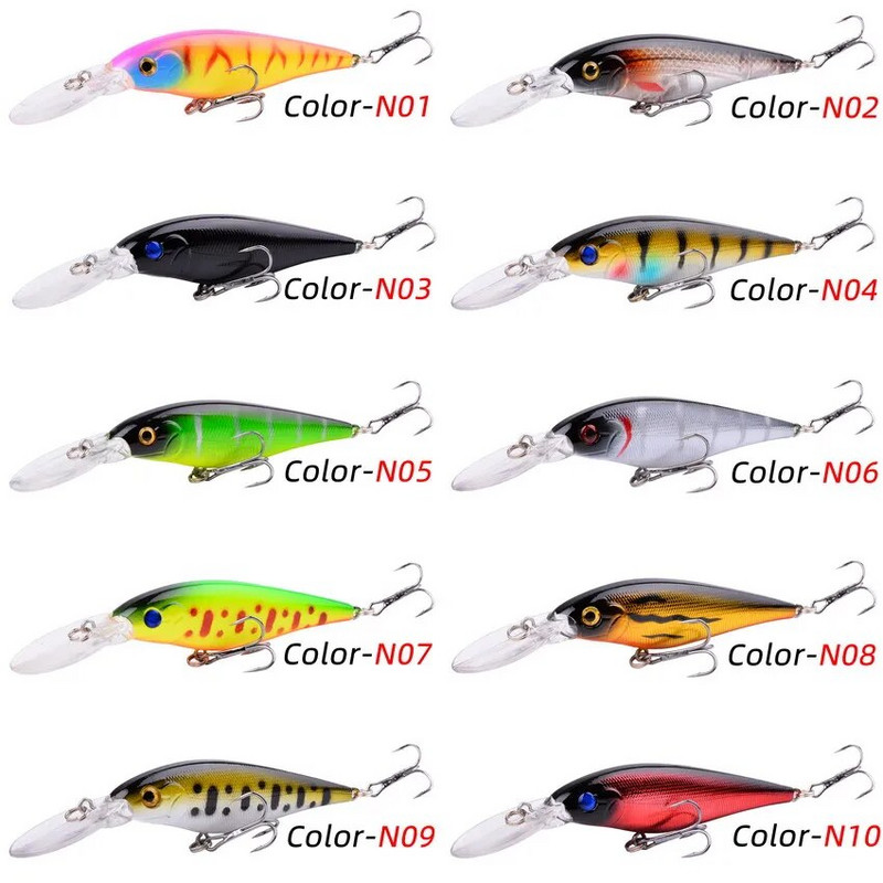 Aorace 1PCS Minnow zvejas māneklis 11cm 10g peldošs cietais voblera ēsma Crankbait karpas svītrains bass Pesca makšķerēšanas piederumi SwimBait