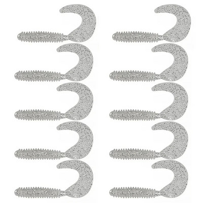 10pcs/Lot Mekani mamci Silikonski mamac 50mm 1.2g Roba za ribolov Morski ribolov Pva Swimbait vobleri Umjetni pribor