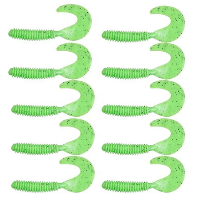 10pcs/Lot Mekani mamci Silikonski mamac 50mm 1.2g Roba za ribolov Morski ribolov Pva Swimbait vobleri Umjetni pribor