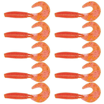 10pcs/Lot Mekani mamci Silikonski mamac 50mm 1.2g Roba za ribolov Morski ribolov Pva Swimbait vobleri Umjetni pribor