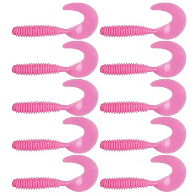 10pcs/Lot Mekani mamci Silikonski mamac 50mm 1.2g Roba za ribolov Morski ribolov Pva Swimbait vobleri Umjetni pribor