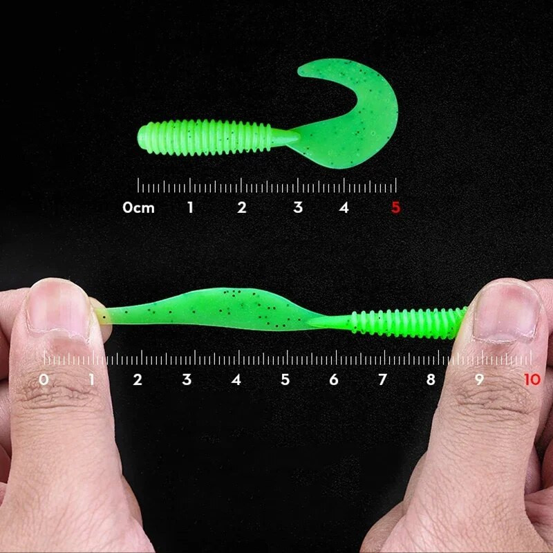 10pcs/Lot Mekani mamci Silikonski mamac 50mm 1.2g Roba za ribolov Morski ribolov Pva Swimbait vobleri Umjetni pribor