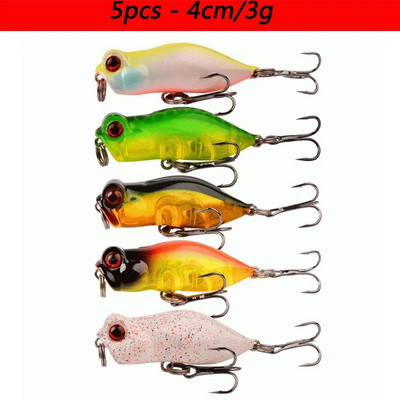 Laser Slow Mixed Minnow Fishing Lure Set Kit Wobbler Crankbait Isca Artificial Hard Bait Carp Mini Fishing Lures Pesca Tackle
