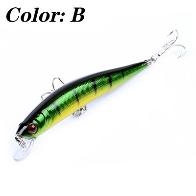 1 tk Minnow kalapüügilant 10 cm 8,5 g ujuvad voblerid, Laser Hard Bait, 3D Eyes kunstlik väntsööt basshaugi ujumiseks