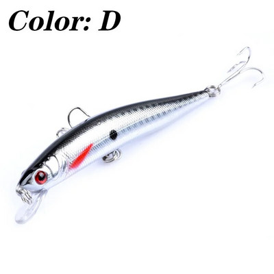 1 tk Minnow kalapüügilant 10 cm 8,5 g ujuvad voblerid, Laser Hard Bait, 3D Eyes kunstlik väntsööt basshaugi ujumiseks