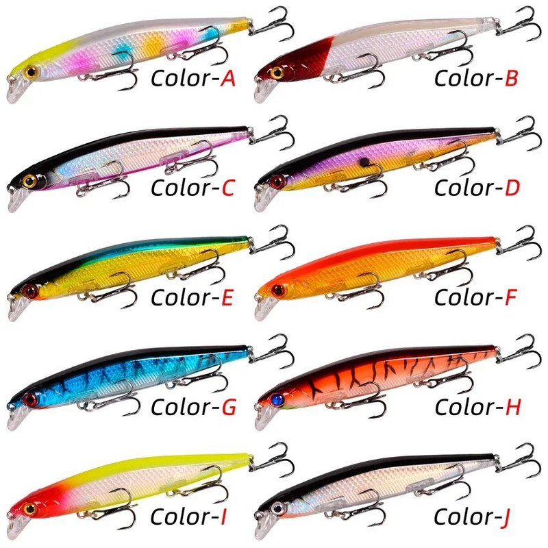 1 kom Plutajući vobler Minnow Laser mamac za ribolov 11 mm 12 g Crankbait Umjetni tvrdi mamac Bas mamac Plastični pribor za ribolov ribe