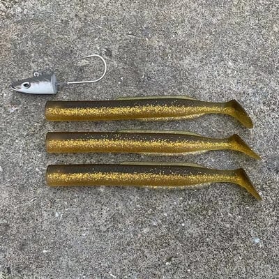 HAIMALUO Happy Soft Makšķerēšanas māneklis Jig Head Hook Mākslīgais sālsūdens Seabass zvejas ēsma Swimbait Tackle Mīksta ēsma