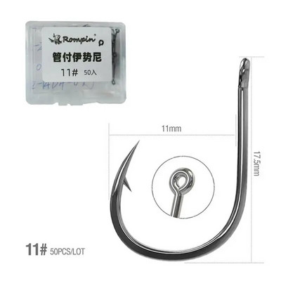 50/10KOM set udica za pecanje Bodljikave udice od visokougljičnog čelika za morsku opremu za slatkovodni ribolov Dodaci za ribolov