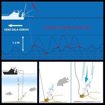 BLUX 20g 30g 40g DEEP CONTROL UP Tenya Madai Jig Kabura Примамка за соленоводен риболов Jighead Морска лодка Стръв Скарида Гумена пола