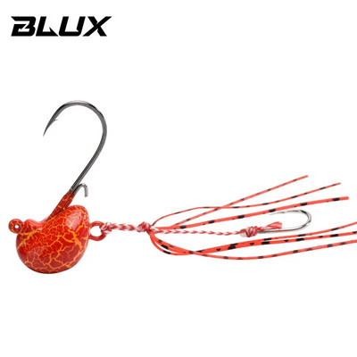 BLUX 20g 30g 40g DEEP CONTROL UP Tenya Madai Jig Kabura Saltwater Fishing Lure Jighead Sea Boating Bait Garneles Gumijas svārki