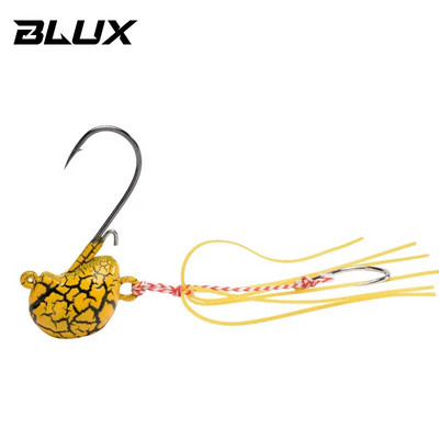 BLUX 20g 30g 40g DEEP CONTROL UP Tenya Madai Jig Kabura Saltwater Fishing Lure Jighead Sea Boating Bait Garneles Gumijas svārki