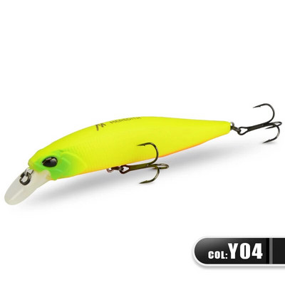MEREDITH JERK MINNOW 100F 14g peldošs vobleris makšķerēšanas māneklis 24 Color Minnow māneklis Hard Bait Quality Professional Dziļums0,8-1,0m