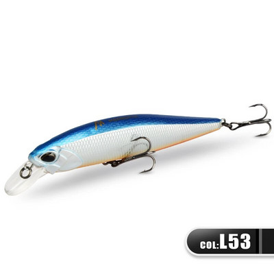 MEREDITH JERK MINNOW 100F 14g peldošs vobleris makšķerēšanas māneklis 24 Color Minnow māneklis Hard Bait Quality Professional Dziļums0,8-1,0m