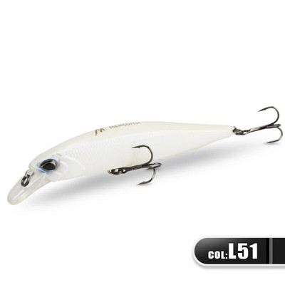 MEREDITH JERK MINNOW 100F 14g peldošs vobleris makšķerēšanas māneklis 24 Color Minnow māneklis Hard Bait Quality Professional Dziļums0,8-1,0m