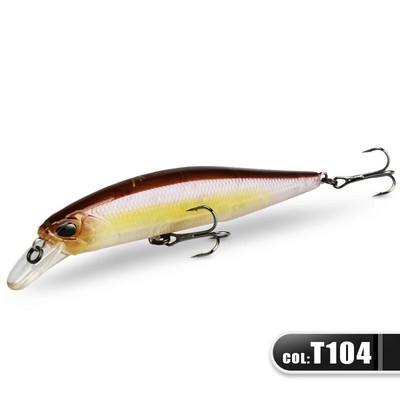 MEREDITH JERK MINNOW 100F 14g peldošs vobleris makšķerēšanas māneklis 24 Color Minnow māneklis Hard Bait Quality Professional Dziļums0,8-1,0m