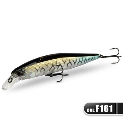 MEREDITH JERK MINNOW 100F 14g peldošs vobleris makšķerēšanas māneklis 24 Color Minnow māneklis Hard Bait Quality Professional Dziļums0,8-1,0m