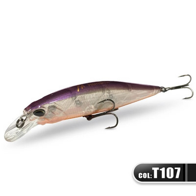 MEREDITH JERK MINNOW 100F 14g peldošs vobleris makšķerēšanas māneklis 24 Color Minnow māneklis Hard Bait Quality Professional Dziļums0,8-1,0m