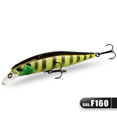 MEREDITH JERK MINNOW 100F 14g peldošs vobleris makšķerēšanas māneklis 24 Color Minnow māneklis Hard Bait Quality Professional Dziļums0,8-1,0m