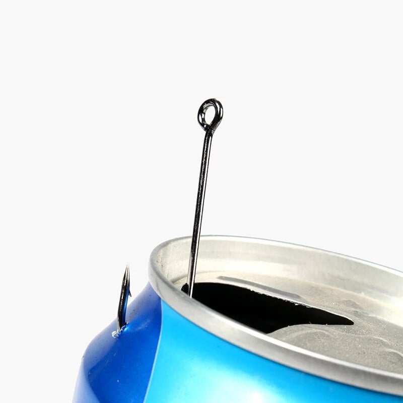 Ribarska udica s velikim očima Prsten 3 pakiranja 1-10# Visokougljični čelik Bodljikava udica Jig udica Mamac za pecanje šarana Udica s crvom Japan