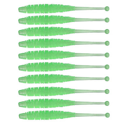 10gab Worm Soft Lures garneļu smarža Piedevu zvejas vobleris 60mm 0,6g Mākslīgās gumijas Soft Bait Carp Bass Isca lure Leurre